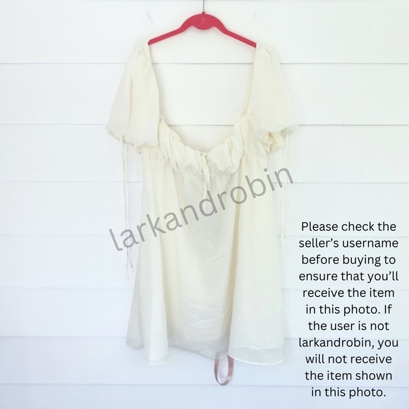 NEW House of CB Princess Dress Ivory Large+ (XL) with Plus Cup - Picture 14 of 17